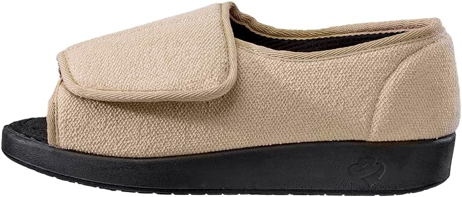 Silverts Women’s Adaptive Clothing Open Toe Shoes, Adjustable Wide Fit Sandals for Elderly, Nursing Home & Assisted Dressing