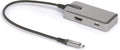 StarTech.com 4-in-1 USB C Hub with Extra Long Cable, 4K 60Hz HDMI, Alt-Mode, 100W Power Delivery, 10Gbps Fast Speed Type C Expansion Hub, Portable Mini Docking Station for MacBook - TAA