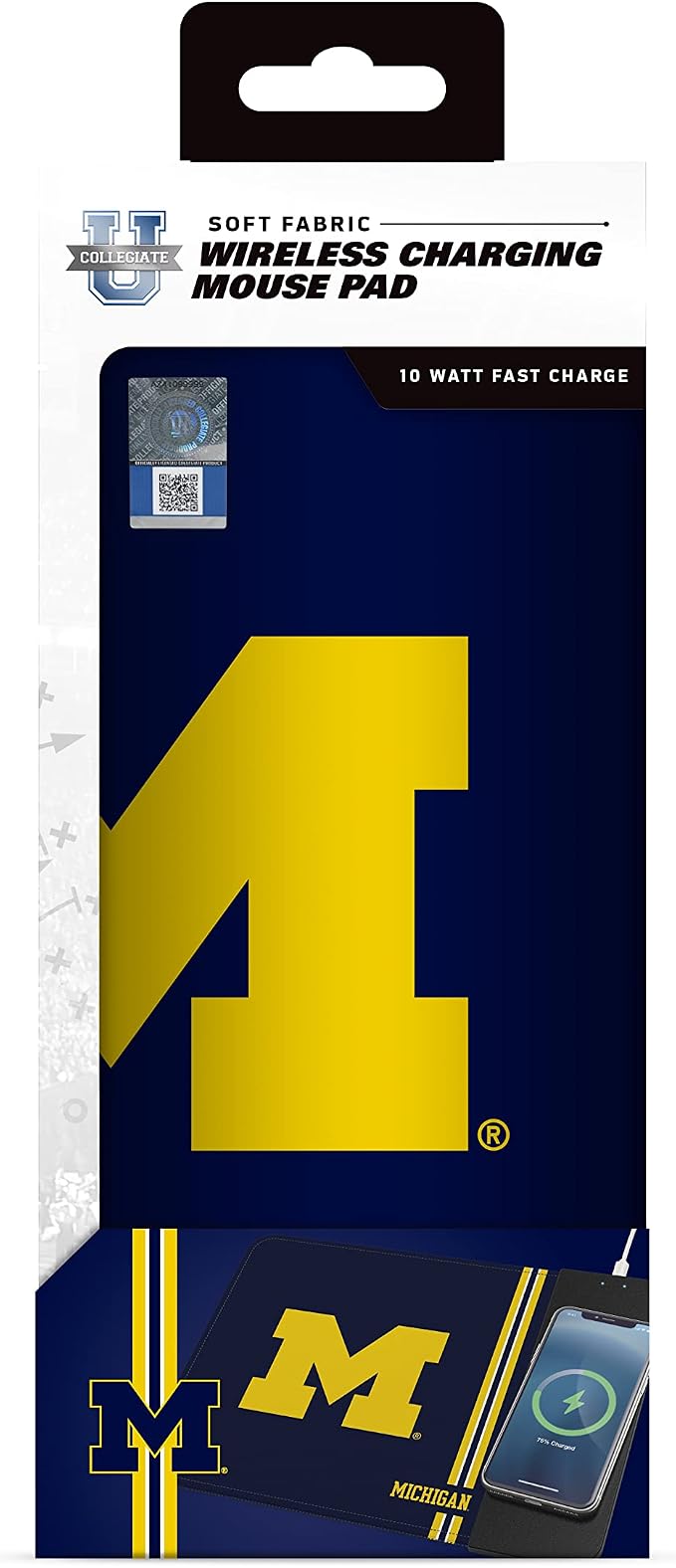 SOAR NCAA Unisex Cell Phone Wireless Charging Mouse Pad