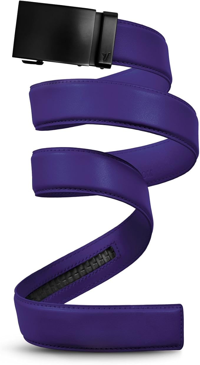 Mission Belt Men's Leather Ratchet Belt, 40mm Metal Collection