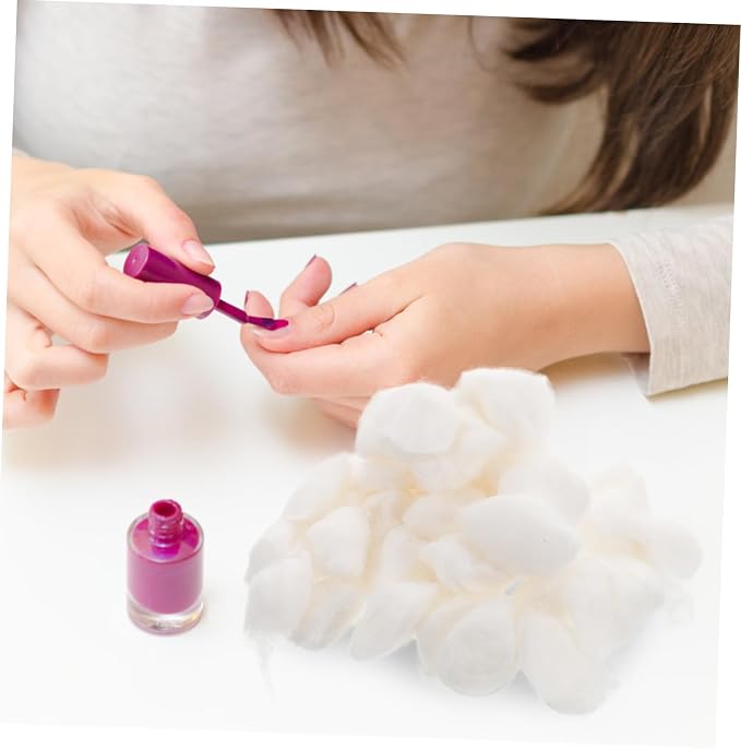 LIFKOME Pure Cotton Balls for Makeup Removal 500g Soft Absorbent Organic Cotton for Nail Care and Cosmetic Use for Gel Polish Removal and Hygiene