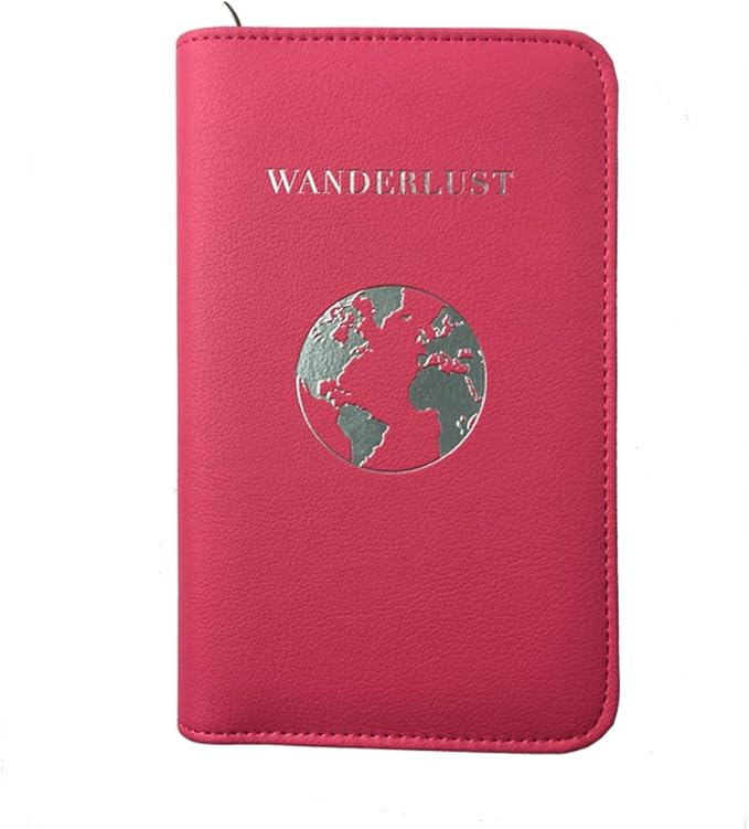 Phone Charging Passport Holder - Travel Wallet with Removable Power Bank holds money, cards, phone, travel docs- RFID Blocking - Compatible with All Phones - Travel Accessories