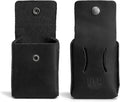 Hide & Drink, Waist Wallet, Holds Up to 20 Cards, Folded Bills & Coins, Charging Cables, Full Grain Leather, Handmade (Charcoal Black)