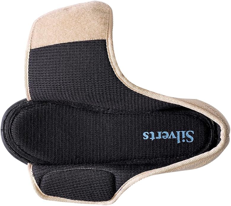 Silverts Women’s Adaptive Clothing Open Toe Shoes, Adjustable Wide Fit Sandals for Elderly, Nursing Home & Assisted Dressing
