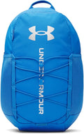 Under Armour Unisex Hustle Sport 6.0 Backpack, (402) Blue Atlantis/Black/Metallic Silver, One Size Fits Most