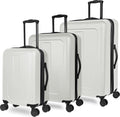 Expandable Hardsided Spinner (Light Grey, 3 Piece Set (28", 24", 19")