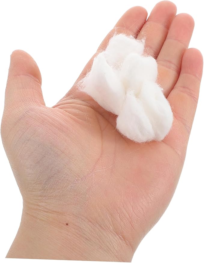 LIFKOME Pure Cotton Balls for Makeup Removal 500g Soft Absorbent Organic Cotton for Nail Care and Cosmetic Use for Gel Polish Removal and Hygiene