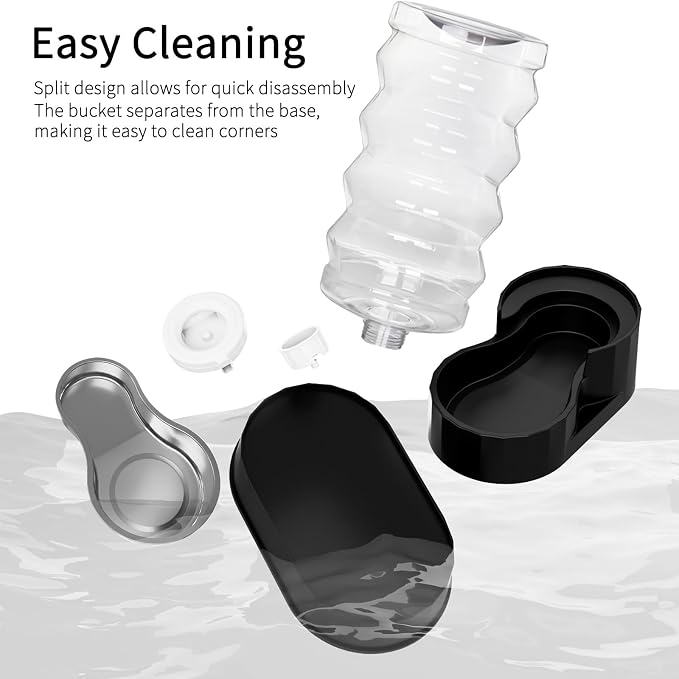 RIZZARI 9L Gravity Pet Water Dispenser with Filter for Large Dogs | Comfortable Elevated Design,Cleaner Drinking Surface,Busy Pet Owner Friendly,Indoor Everyday Use,Easy Daily Maintenance