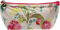 Jacaranda Living Extra Small Cosmetic Bag - Water-Resistant, PVC-Lined - Pomegranate