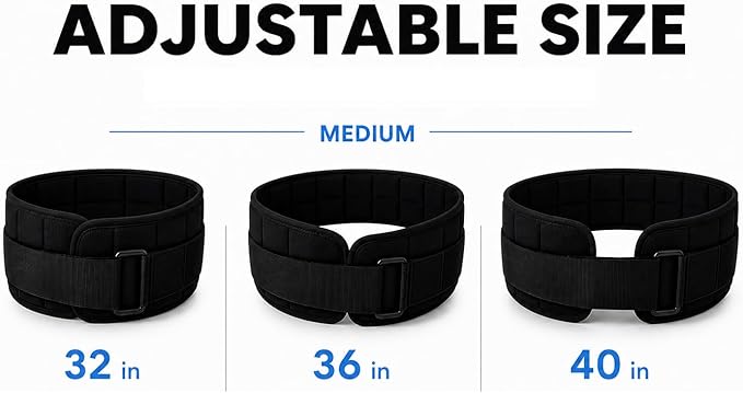 W8FIT Adjustable Weighted Belt for Women & Men, Up to 20 LBS – Rucking Belt for Walking, Hiking & Strength Training