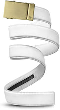 Mission Belt Men's Leather Ratchet Belt, 40mm Metal Collection