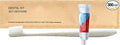 World Amenities Kraft Paper Dental Kit - Wheat Straw Toothbrush and Toothpaste Dental Care Kit (300)