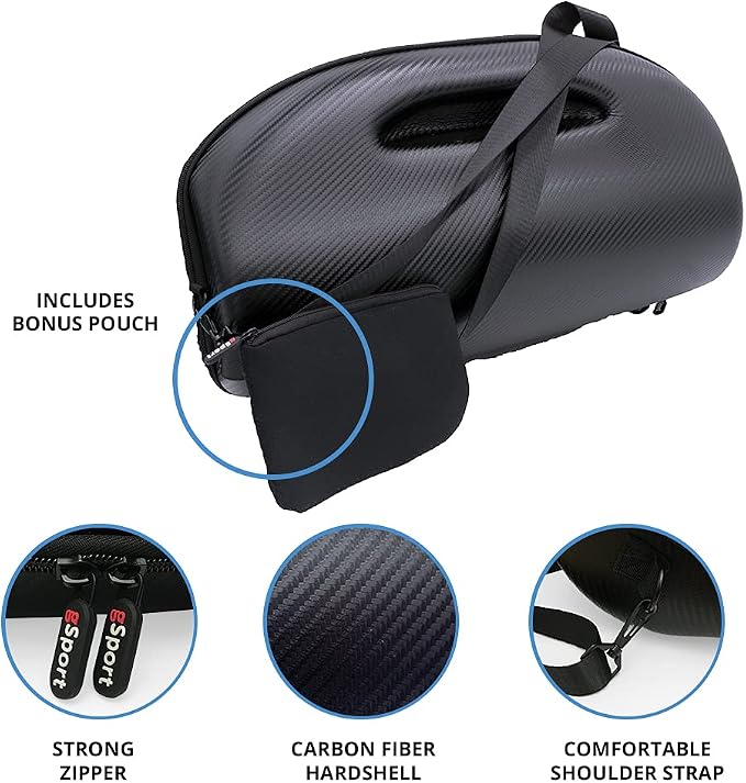 JBL Boombox 3 Waterproof Portable Bluetooth Speaker Bundle with gSport Case and Accessory Pouch (Black)