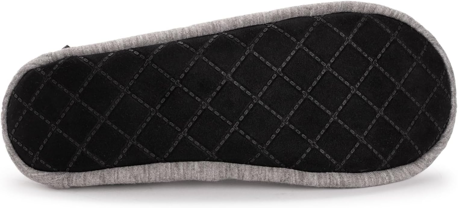 Muk Luks Women's 2 Pair Travel Ballerina Slipper Set