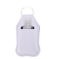 Semme 50pcs Travel Bottles Keychain Holders Set 30ml Small Squeeze Bottles with Keychain Portable Refillable Leakproof for Hand Sanitizer Lotion Toiletries Travel Camping (White)