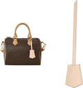 Genuine Leather Bag Decorative Hang Tag for Speedy 25 30 35,Luggage Tag, Suitcase Tag(TAG-Apricot)