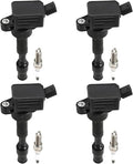 4PCS UF816 Ignition Coils + 4PCS 97080 Iridium Spark Plugs Ignition Coils Pack Fits for 2017-2020 Elantra, 2017-2021 Forte, 2016-2019 Sonata 2.0L, Coil Pack Set Aftermarket Parts