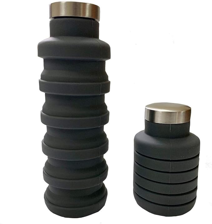 Silicone Portable Leak Proof Foldable 550ML Water Bottle For Sports/Ride