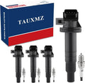 UF247 Ignition Coils and 4503 Spark Plugs Compatible with Toyota -2000-2005 Celica 2000-2008 Corolla 2003-2008 Matrix 2000-2005 MR2 Spyder/with chevy 1999-2002 Prizm 1.8L Replaces# UF315 C1249
