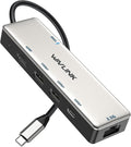 USB C Hub 2.5G Ethernet, WAVLINK 10Gbps USB C Hub Multiport Adapter with 2.5Gb RJ45 Ports, 4K@120Hz HDMI, 3 * 10Gbps USB-A/C, PD 85W, for MacBook Neo/Pro/Air, iPad, Acer, Dell, HP, Lenovo, Asus