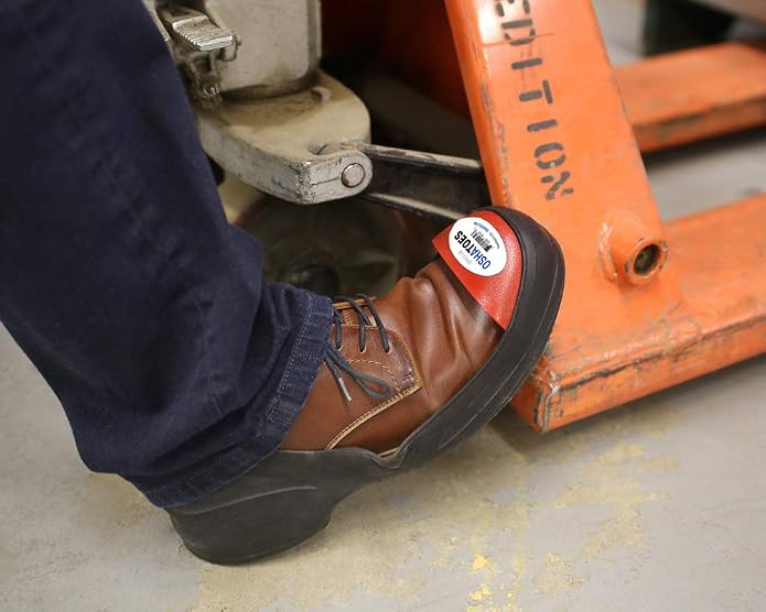 Oshatoes ARC Unisex Steel Toe Shoe Covers – Chemical Resistant Natural Rubber Safety Overshoes in Color Coded Sizing