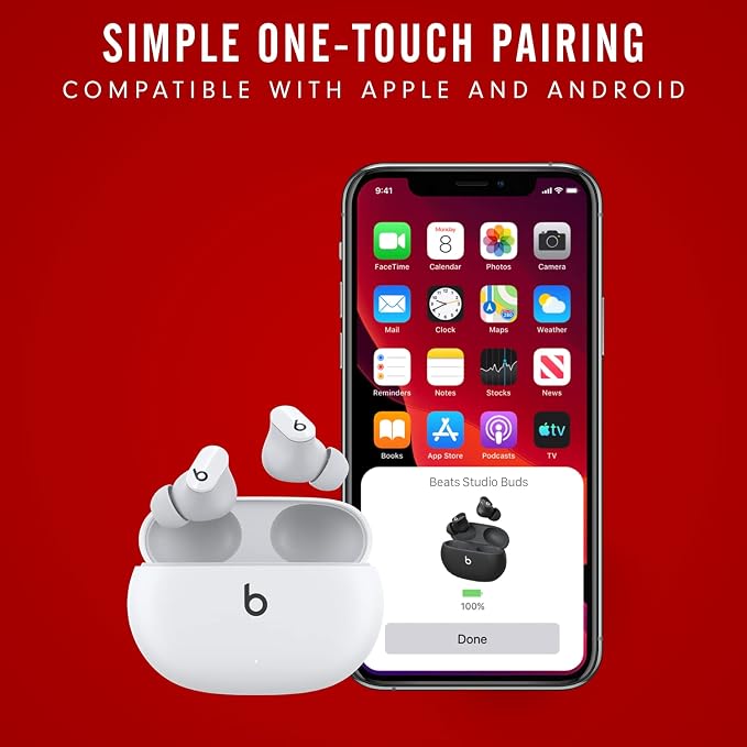 Beats Studio Buds with AppleCare+ for Headphones (2 Years) - White