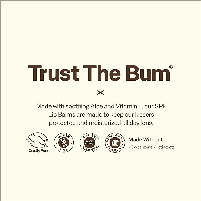 Sun Bum SPF 30 Sunscreen Pineapple Lip Balm - Moisturizing Aloe Vera and Vitamin E - Vegan and Cruelty Free - Broad Spectrum UVA/UVB Lip Protection - 0.15 oz Stick