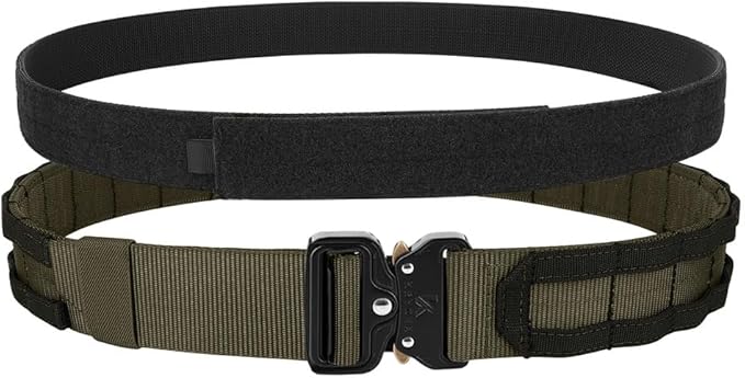 KRYDEX Quick Release Rigger MOLLE Belt 1.75 Inch Inner & Outer Tactical Heavy Duty Belt