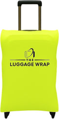 Medium Lemony Lime Green Water-Resistant Luggage Covers for Suitcase TSA Approved for 24"-26" - Durable Patented Design Suitcase Covers for Luggage, Fundas para Maletas, Travel Accessories
