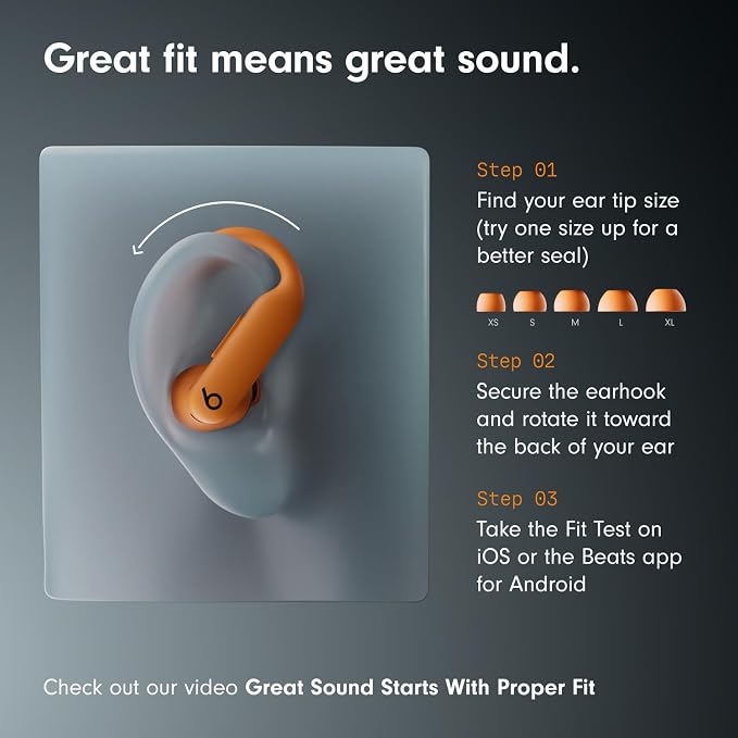 Beats Powerbeats Pro 2 - Wireless Noise Cancelling Workout Earbuds with Secure- Fit Earhooks, Up to 45-Hour Battery with Charging Case, Sweat & Water Resistant, Heart Rate Monitoring - Jet Black