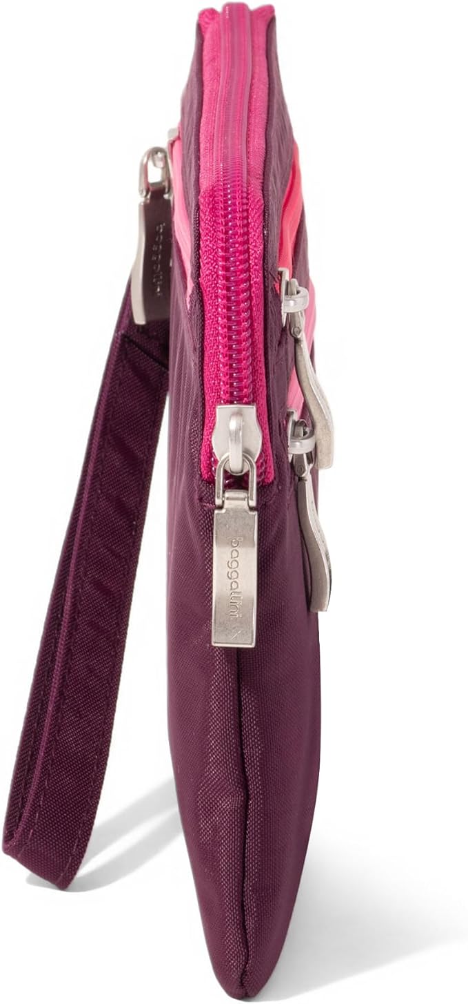 Baggallini Women's Rfid Currency Organizer Wristlet