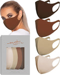 Virtue Code Second Skin Cloth Face Mask Pack. 4 Buttery Soft Masks Washable Fabric