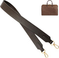 jiesinlov Vachetta Leather Straps Crossbody Replacement Bag Shoulder Strap for Neverful Speedy Graceful Tote Handbag(W1.5in,L45.2in-Coffee)