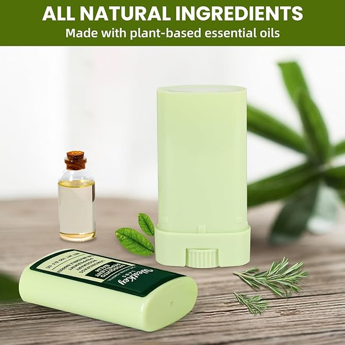 Mosquito Repellent Balm Stick – 3-Pack (0.5oz Each) – DEET-Free, Plant-Based Bug Repellent for Kids & Adults – Natural Protection, Travel-Friendly, Safe for Outdoor Use