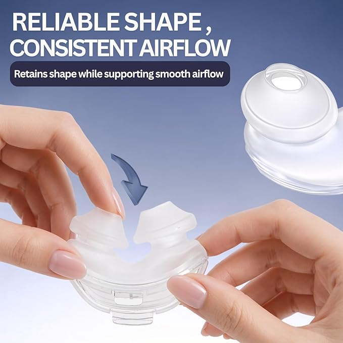 AirFit P10 Nasal Pillow Cushion - Compatible with Resmed P10 Mask - Value Pack - Leak-Free Seal & Lightweight Comfort Replacement Supplies for Uninterrupted Sleep - Large 6 Pack