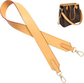 jiesinlov Vachetta Leather Wide Straps Replacement Bag Shoulder Strap for Neverful Speedy Tote Handbag(Width1.5in,length35.4in-Beeswax)