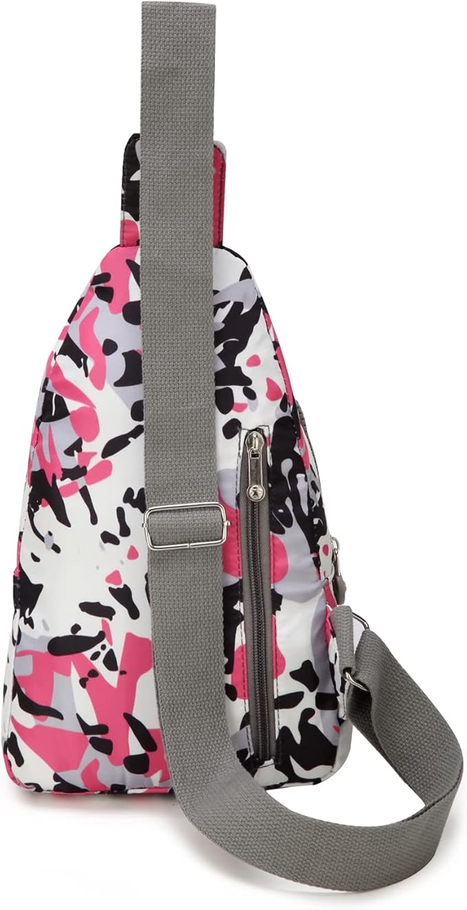 EVANCARY Small Sling Bag for Women Men, Sling Backpack Chest Daypack Crossbody Bag for Travel Outdoor Hiking