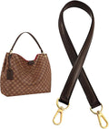jiesinlov Vachetta Leather Replacement Straps Purse Shoulder Strap Accessories for Graceful Hobo Speedy25 30 Alma And Dauphine pochette neno Bags (W0.7in,L25.6in-Coffee)