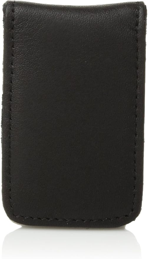 Royce Leather Magnetic Money Clip In Genuine Leather With Suede Lining Money Belt, Black