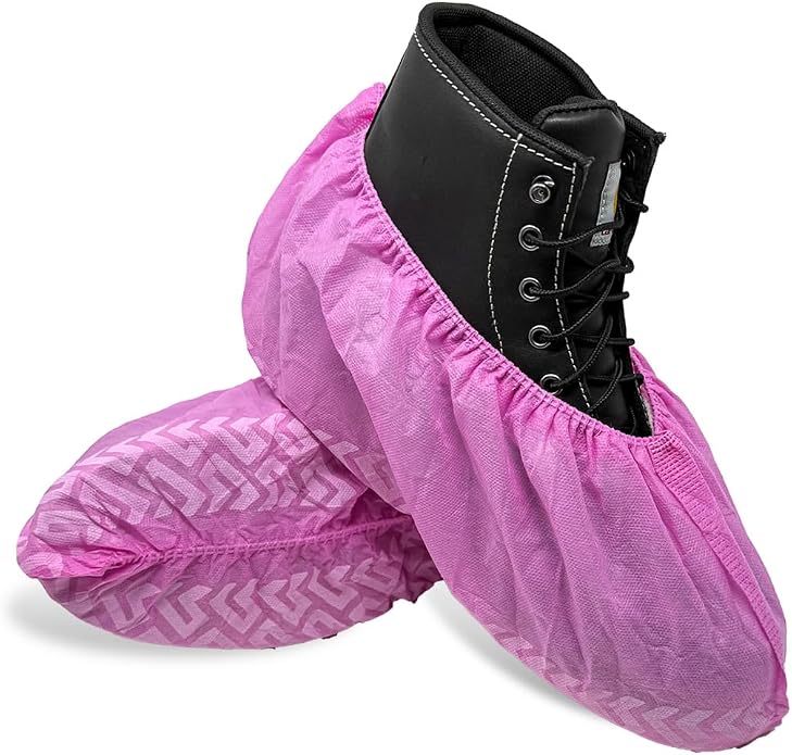 ShuBee Original Disposable, Extra-Large Boot and Shoe Covers, Thicker & Stronger, Durable Protection for Floors - 50 Pairs