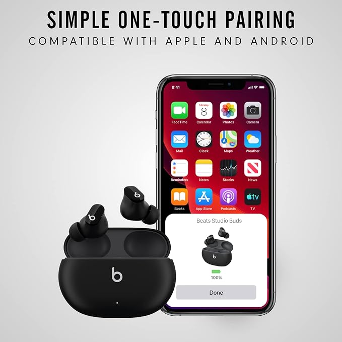 Beats Studio Buds with Apple 20W USB-C Power Adapter - Black