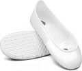 LG01 Crews Crew Guard Fuel oil Resistant (FO) Shoe Covers- CE/ASTM Anti-slip & Waterproof Rubber Overshoes for Work, Non-Slip Safety Protectors for Kitchen/Medical(White, M(US Women 5-7 |Men 4-6）)