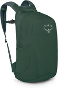 Osprey Ultralight Collapsible Stuff Pack - Lightweight, Packable Travel Backpack — Extra Bag For Travel and Every Day — 18 L Capacity Daypack to Expand Luggage, Tundra Green