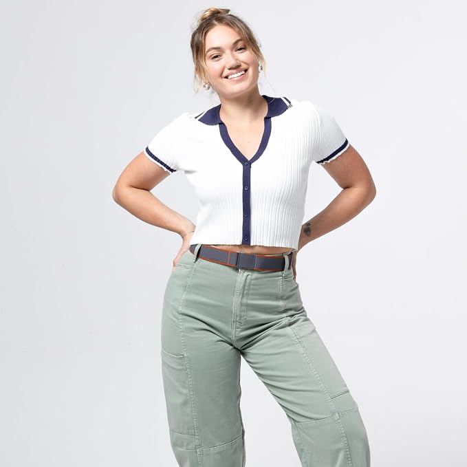 Arcade Belts A2 Unisex Adventure Belt: Heavy Duty Stretch, Metal Free Buckle
