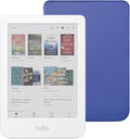Kobo Clara Colour eReader (White) with Case Bundle (Cobalt Blue Basic SleepCover, Case Bundle)