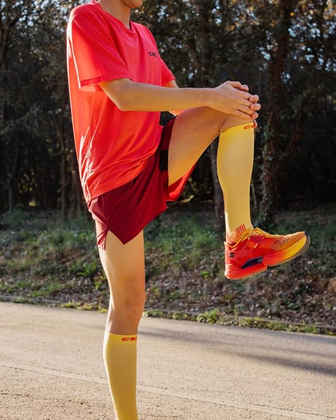 CEP Core Run 5.0 Tall Compression Socks for Men – 20-30mmHg Compression, Achilles & Shin Support, Breathable Quick-Dry Fabric for Improved Performance & Fast Recovery