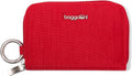 Baggallini Deluxe Card Case - Lightweight 5.5"x3.3" RFID Protected Womens Wallet Card Holder
