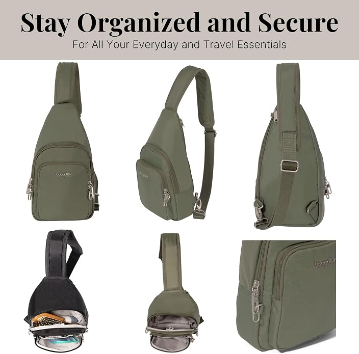 Baggallini Securtex Anti-Theft Daytripper Sling