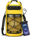 STOVER 5/10/25/30/40/55L Waterproof Dry Bag- Roll-Top Backpack w/Phone Case- Kayaking, Hiking, Camping, Boating- Men/Women