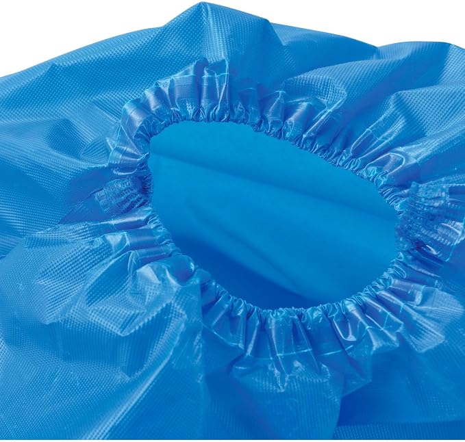 Global Industrial Water Resistant Disposable Shoe Covers, Size 12-15, Blue, 150 Pairs/Case